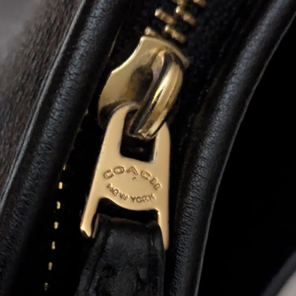 Coach Signature Sacoche Brown and Black Crossbody Bag F29210